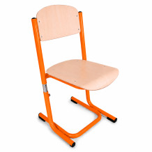 Školní židle, výškově nastavitelná, SCHOOLSEAT RM KAR VN