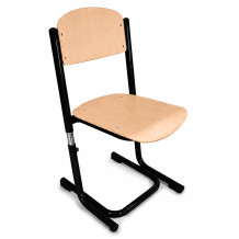Školní židle, výškově nastavitelná, SCHOOLSEAT RM KAR VN