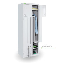 LOCKER H Z4 300 | 4-dveřová šatní skříň se Z-kovými dveřmi (Kópia)