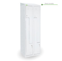 LOCKER H Z4 300 | 4-dveřová šatní skříň se Z-kovými dveřmi (Kópia)