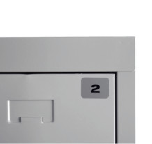 STICKER MB 1-50 | Samolepka na číslování skříní 1-50