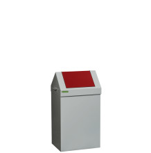 SELECT 90L RED | Koš na tříděný odpad s červeným víkem