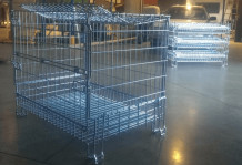 GALCONT A 1200/800 PLUS | Pozinkovaná paletová klec s víkem
