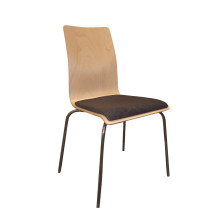 EATSEAT ICH SHELL WOOD | Dřevěná jídelní židle s čalouněným sedadlem