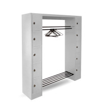 WARDROBE OPEN 1430 | Otevřený šatní systém s 10 přihrádkami