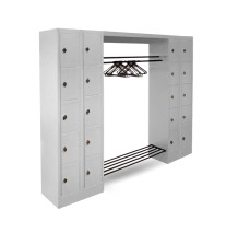 WARDROBE OPEN 2320 | Otevřený šatní systém s 20 přihrádkami