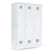 LOCKER M 3 BW │ 3-dveřová šatní skříň s přepážkou