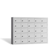 VBOX CH 5/25 | Skříňka na cennosti s 25 přihrádkami