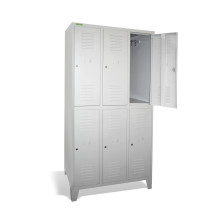 LOCKER CH 3/6 F - 6dveřová šatní skříň s krátkými dveřmi