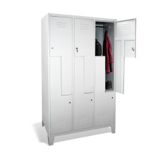LOCKER CH Z6 F - 6dveřová šatní skříň s dveřmi ve tvaru Z