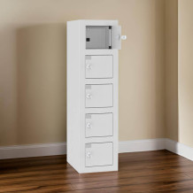 VBOX M 1/5 ELECTRO - Skříňka na nabíjení mobilních telefonů s 5 přihrádkami