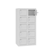 VBOX M 2/10 ELECTRO - Skříňka na nabíjení mobilních telefonů s 10 přihrádkami