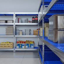 GRACK AS 1800/750/500 4/175 | Regál se 4 polypropylenovými policemi