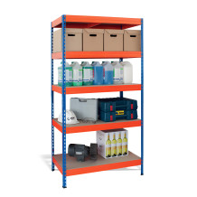 ORACK AS 1920/1200/500 4/300 OB | Barevný regál se 4 policemi z HDF