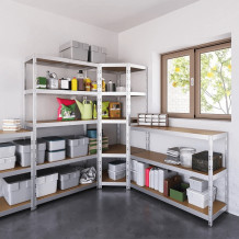 LRACK AS 1800/900/400 5/175 | Regál s 5 policemi HDF