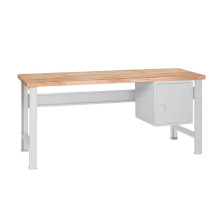 MODULBENCH GE 1700 C1 UD | Pracovní stůl se závěsnou skříňkou a nastavitelnýma nohama, 1700 mm