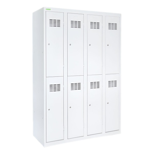 LOCKER H 4/8 | 8-dveřová šatní skříň s krátkými dveřmi
