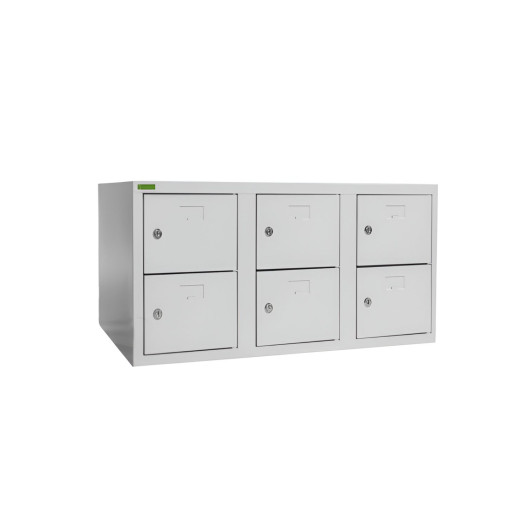 SHOEBOX H 3/6 | 3 + 3-dveřová skříň na obuv s šířkou přihrádky 300 mm