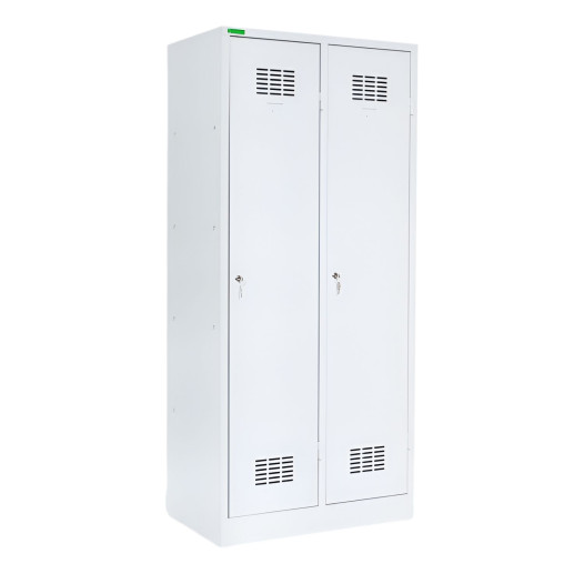 LOCKER H 2 BW | 2-dveřová šatní skříň s přepážkou