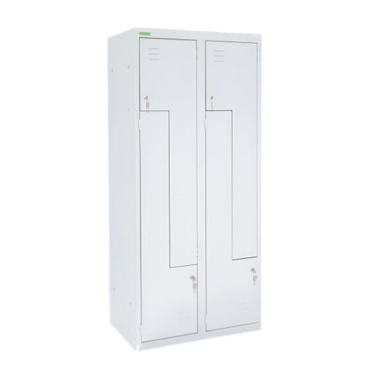 LOCKER H Z4 400 | 4-dveřová šatní skříň se Z-kovými dveřmi