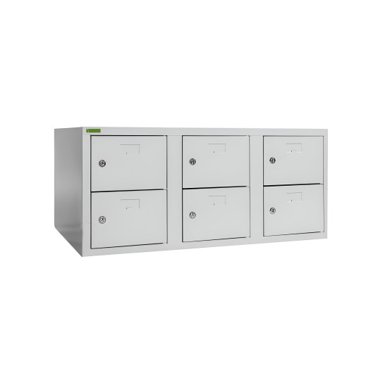 SHOEBOX H 3/6 400 | 3 + 3-dveřová skříň na obuv s šířkou přihrádky 400 mm