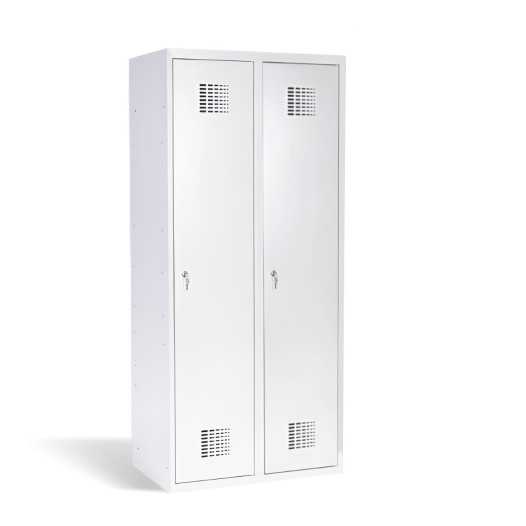 LOCKER M 2 BW │ 2-dveřová šatní skříň s přepážkou