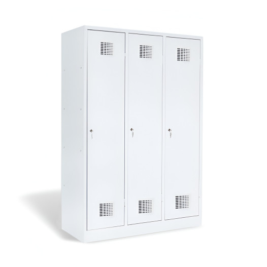 LOCKER M 3 BW │ 3-dveřová šatní skříň s přepážkou