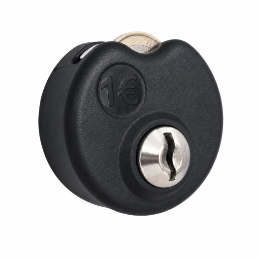 Zámek na mince, COINLOCK WF 90R BK 