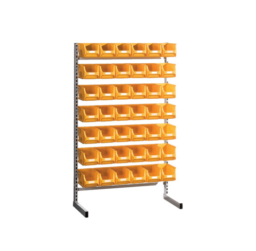 SORTISTAND FIX MB 42 | Pevný stojan s plastovými boxy