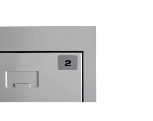 STICKER MB 1-100 | Samolepka na číslování skříní 1-100