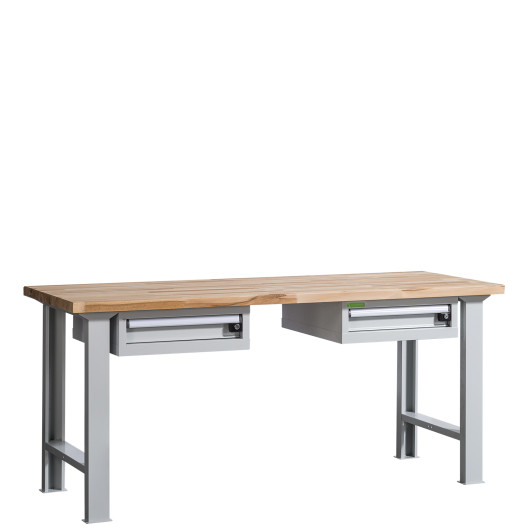 VWB PK 2000 DD | Pracovní stůl s jednou zásuvkou na obou stranách