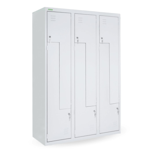 LOCKER H Z6 400 | 6-dveřová šatní skříň s dveřmi ve tvaru Z s šířkou 400 mm