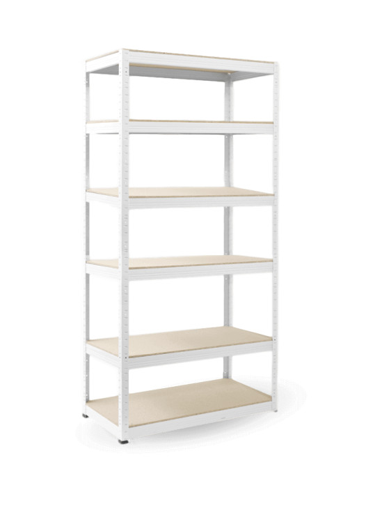 ELEPHANT 2200/800/500 6 ZN | Kovový regál s DTD deskou, počet polic 6