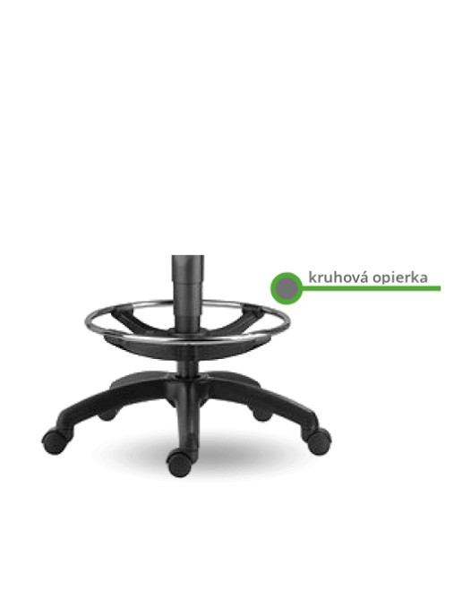 WORKSEAT AN RING | Kruhová opěrka na nohy k průmyslové židli WORKSEAT