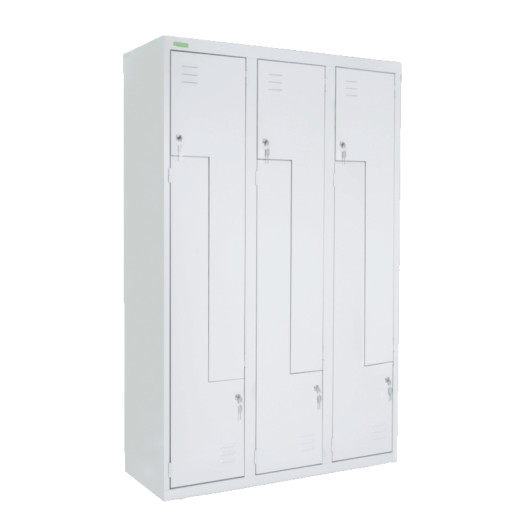 LOCKER H Z6 350 | 6-dveřová šatní skříň se Z-kovými dveřmi s šířkou 350 mm