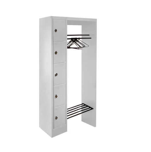 WARDROBE OPEN 740 | Otevřený šatní systém s 5 přihrádkami