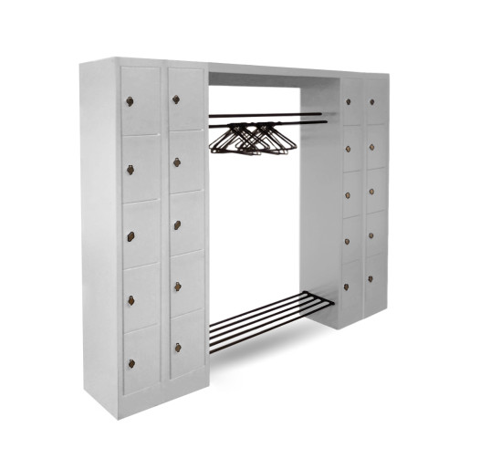 WARDROBE OPEN 2320 | Otevřený šatní systém s 20 přihrádkami