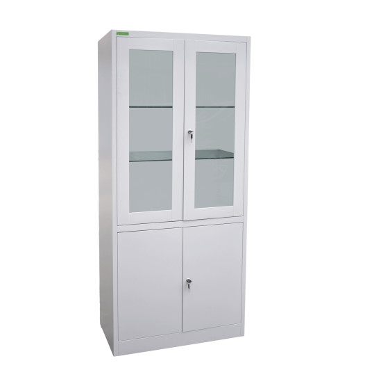 HOSPICAB CH 9003 | Nemocniční skříňka na léky se skleněnými policemi