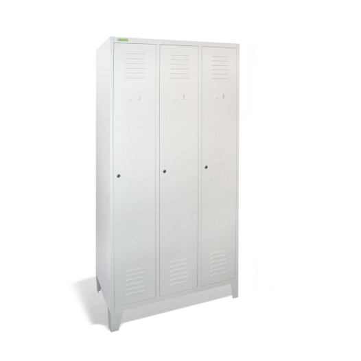 LOCKER CH 3 F - třídveřová šatní skříň s nožičkami