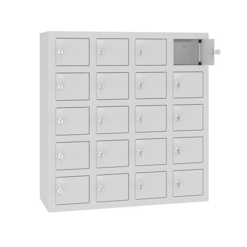 VBOX M 4/20 ELECTRO - Skříňka na nabíjení mobilních telefonů s 20 přihrádkami