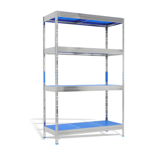 GRACK AS 1800/1100/500 4/175 | Regál se 4 polypropylenovými policemi