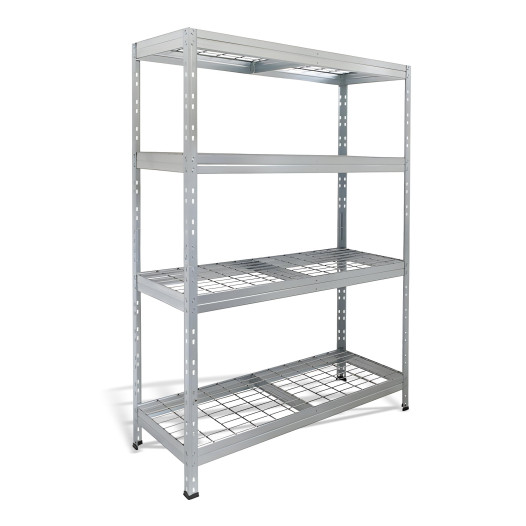 NRACK AS 1800/1200/450 4/300 | Regál se 4 drátěnými policemi