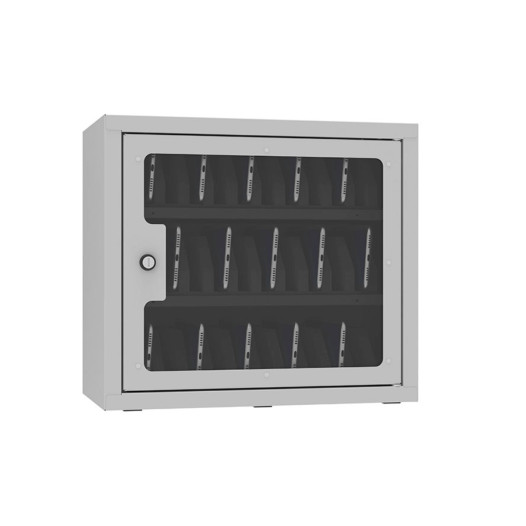 LOCKER M PHONE 1/30 GSS | Skříň pro úschovu mobilů se skleněnými dvířky